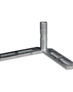 Foot galv f/partition f/free-access stall ESF